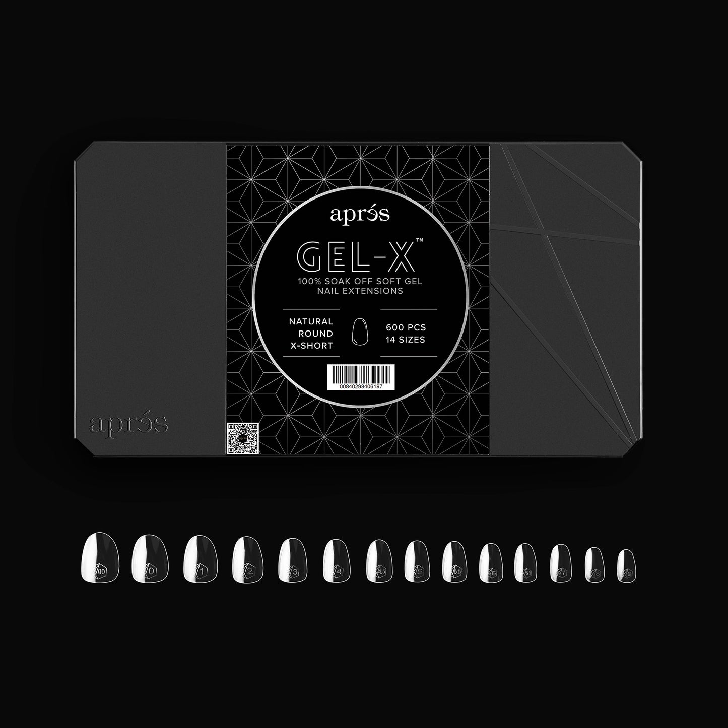 Apres Natural Round Box of Tips 2.0