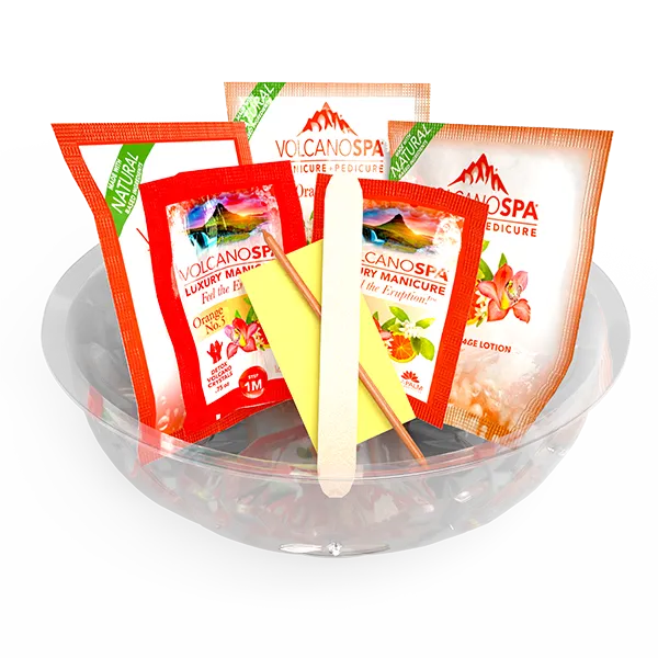 VolcanoSpa Luxury Manicure in a Bowl Orange No 5 Single