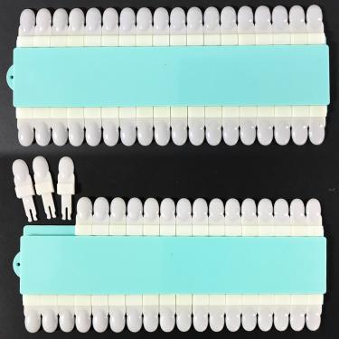 Detachable 36-Tip Rectangular Polish Display