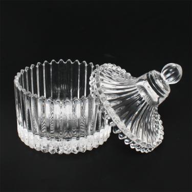BER Vintage Glass Jar with Glass Lid