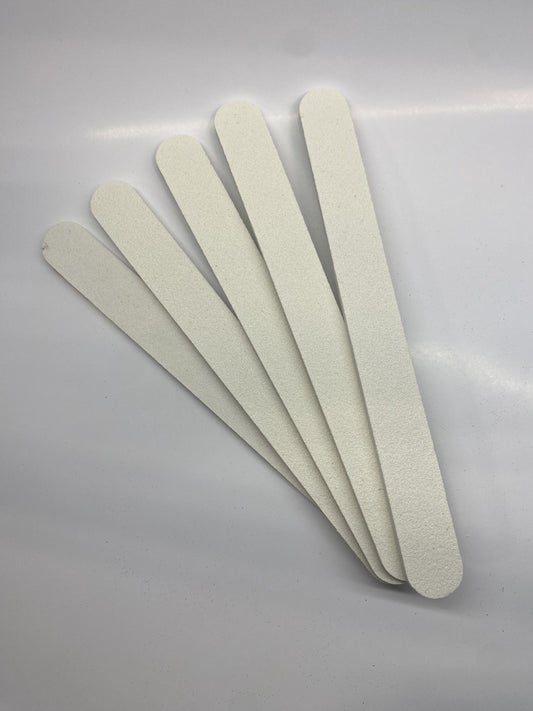 Regular White Nail Files -50ct