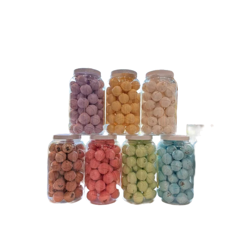 SOY68 Round Shaped Baby Bomb Bath Soak (55 Each/Jar)