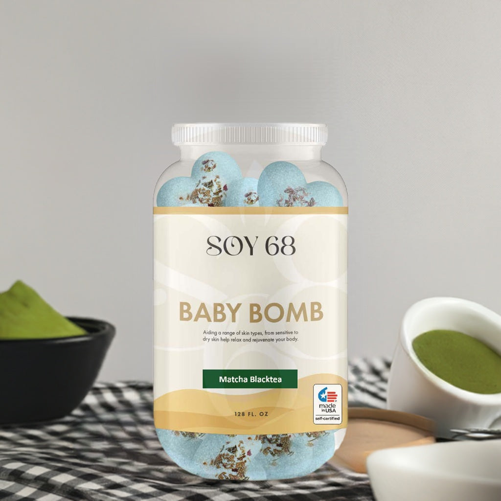 SOY 68 Donut Shaped Bath Soak Baby Bomb (40 ct. Jar)