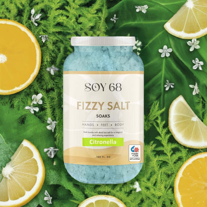 SOY 68 Fizzy Salt Bath Soak (1 Gal)