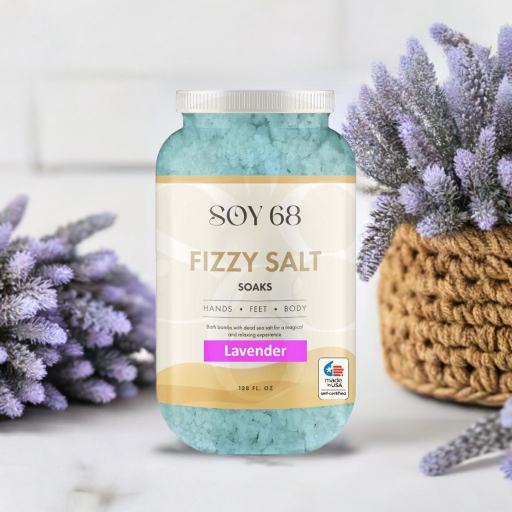 SOY 68 Fizzy Salt Bath Soak (1 Gal)