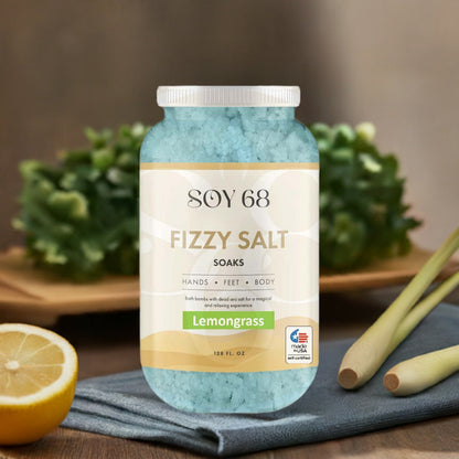 SOY 68 Fizzy Salt Bath Soak (1 Gal)