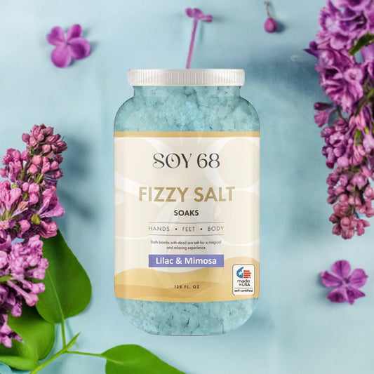 SOY 68 Fizzy Salt Bath Soak (1 Gal)