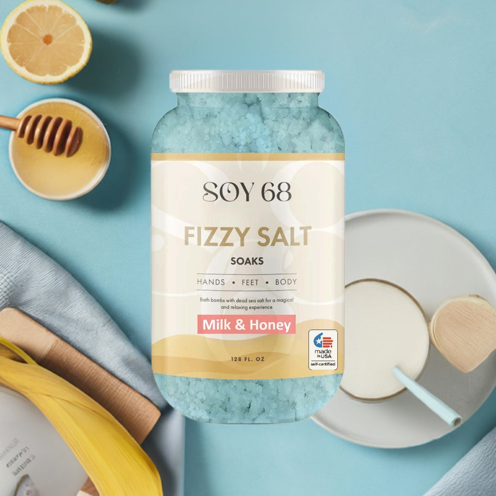 SOY 68 Fizzy Salt Bath Soak (1 Gal)