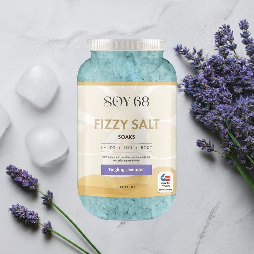 SOY 68 Fizzy Salt Bath Soak (1 Gal)