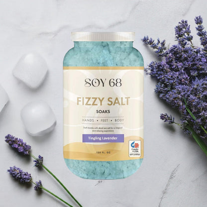 SOY 68 Fizzy Salt Bath Soak (1 Gal)