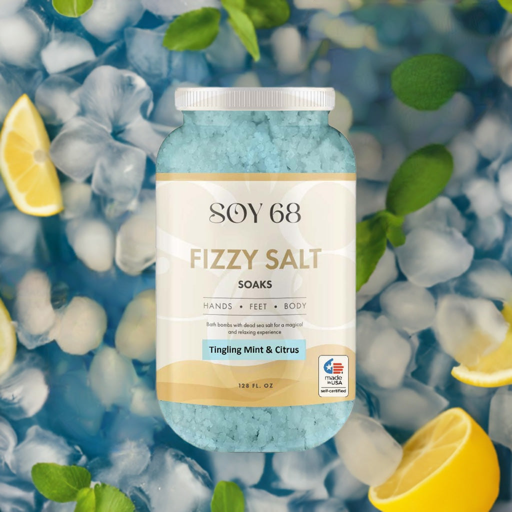 SOY 68 Fizzy Salt Bath Soak (1 Gal)