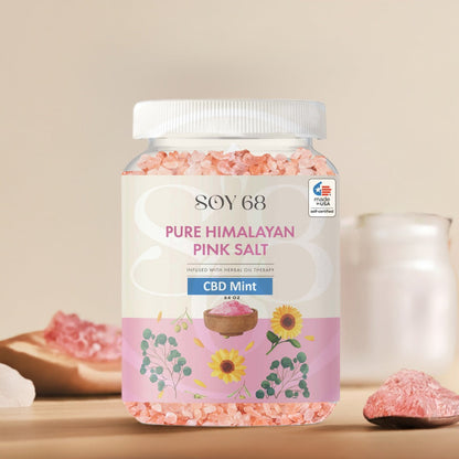SOY 68 Pure Himalayan Pink Salt Bath Soak (0.5 Gal)