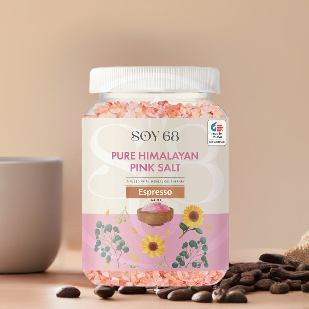 SOY 68 Pure Himalayan Pink Salt Bath Soak (0.5 Gal)