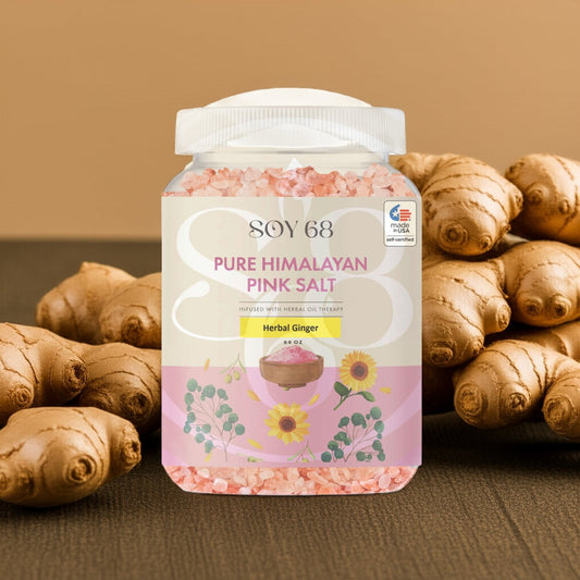 SOY 68 Pure Himalayan Pink Salt Bath Soak (0.5 Gal)