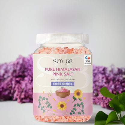 SOY 68 Pure Himalayan Pink Salt Bath Soak (0.5 Gal)