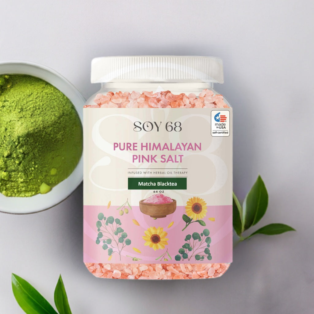 SOY 68 Pure Himalayan Pink Salt Bath Soak (0.5 Gal)