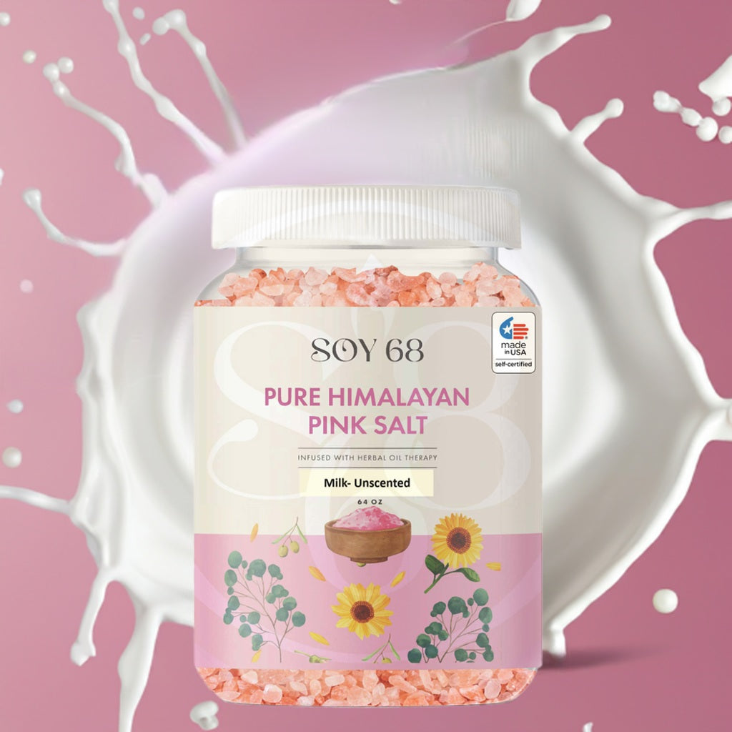 SOY 68 Pure Himalayan Pink Salt Bath Soak (0.5 Gal)
