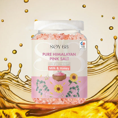 SOY 68 Pure Himalayan Pink Salt Bath Soak (0.5 Gal)