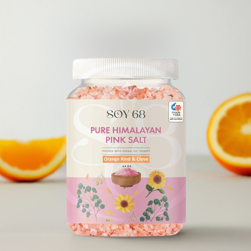 SOY 68 Pure Himalayan Pink Salt Bath Soak (0.5 Gal)