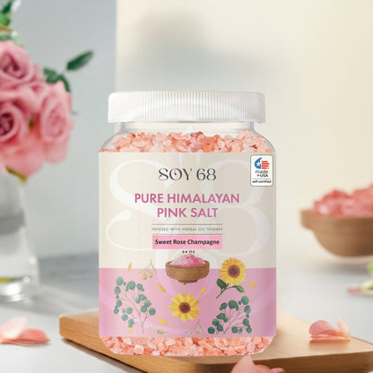 SOY 68 Pure Himalayan Pink Salt Bath Soak (0.5 Gal)