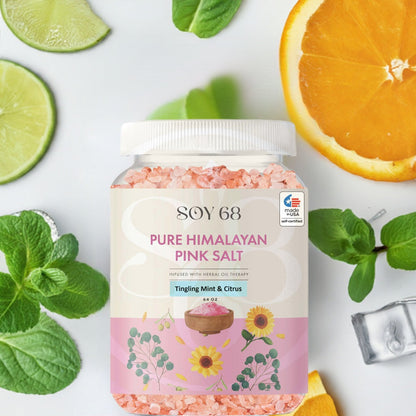 SOY 68 Pure Himalayan Pink Salt Bath Soak (0.5 Gal)