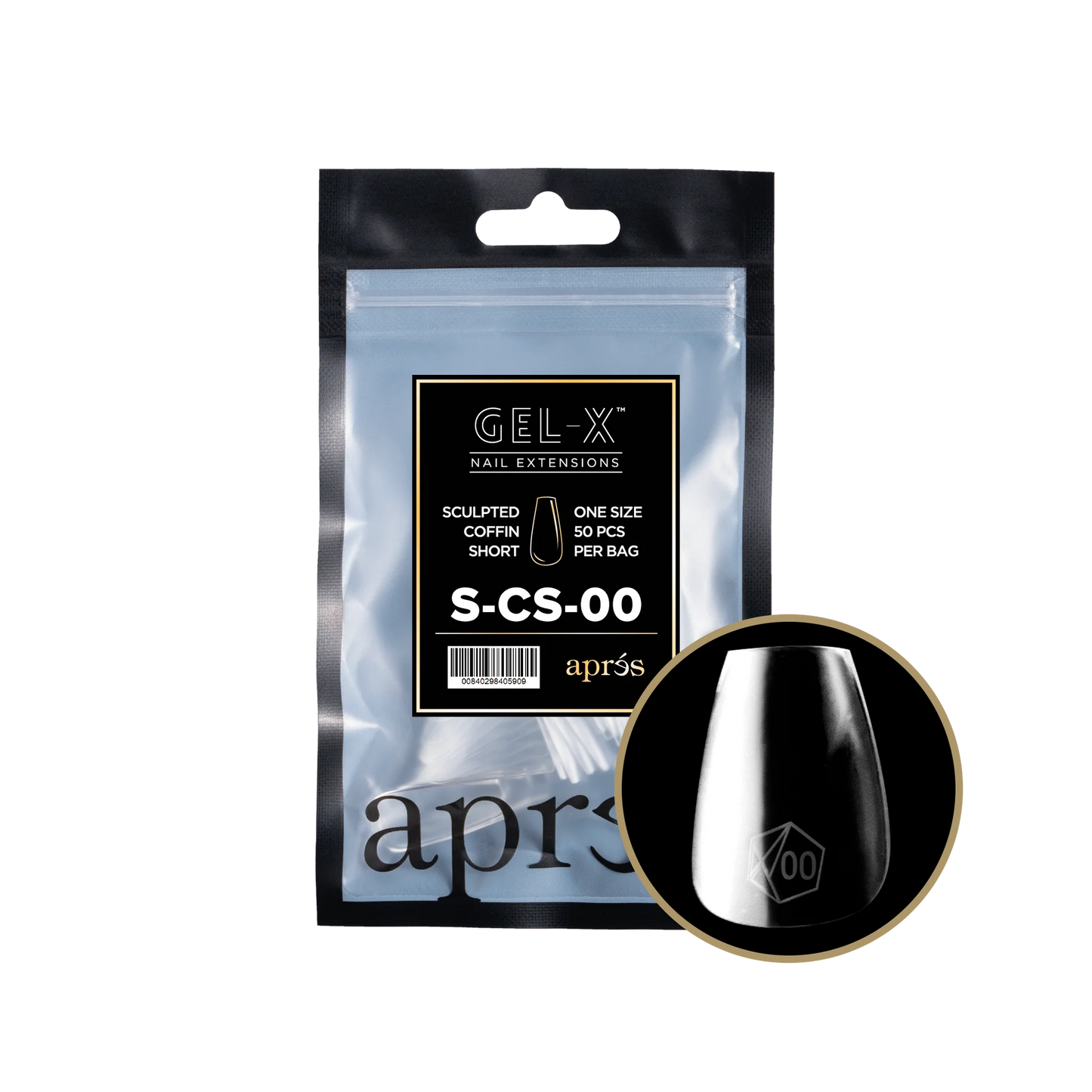 APRES Gel-X Sculpted Coffin Short Refill