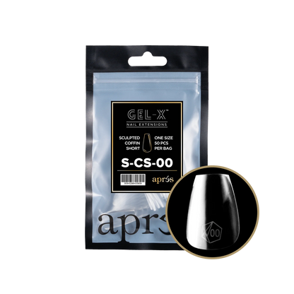 APRES Gel-X Sculpted Coffin Short Refill