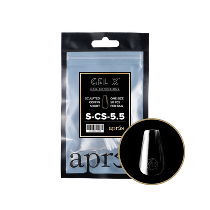 APRES Gel-X Sculpted Coffin Short Refill