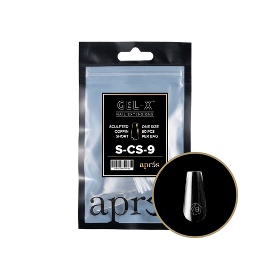 APRES Gel-X Sculpted Coffin Short Refill