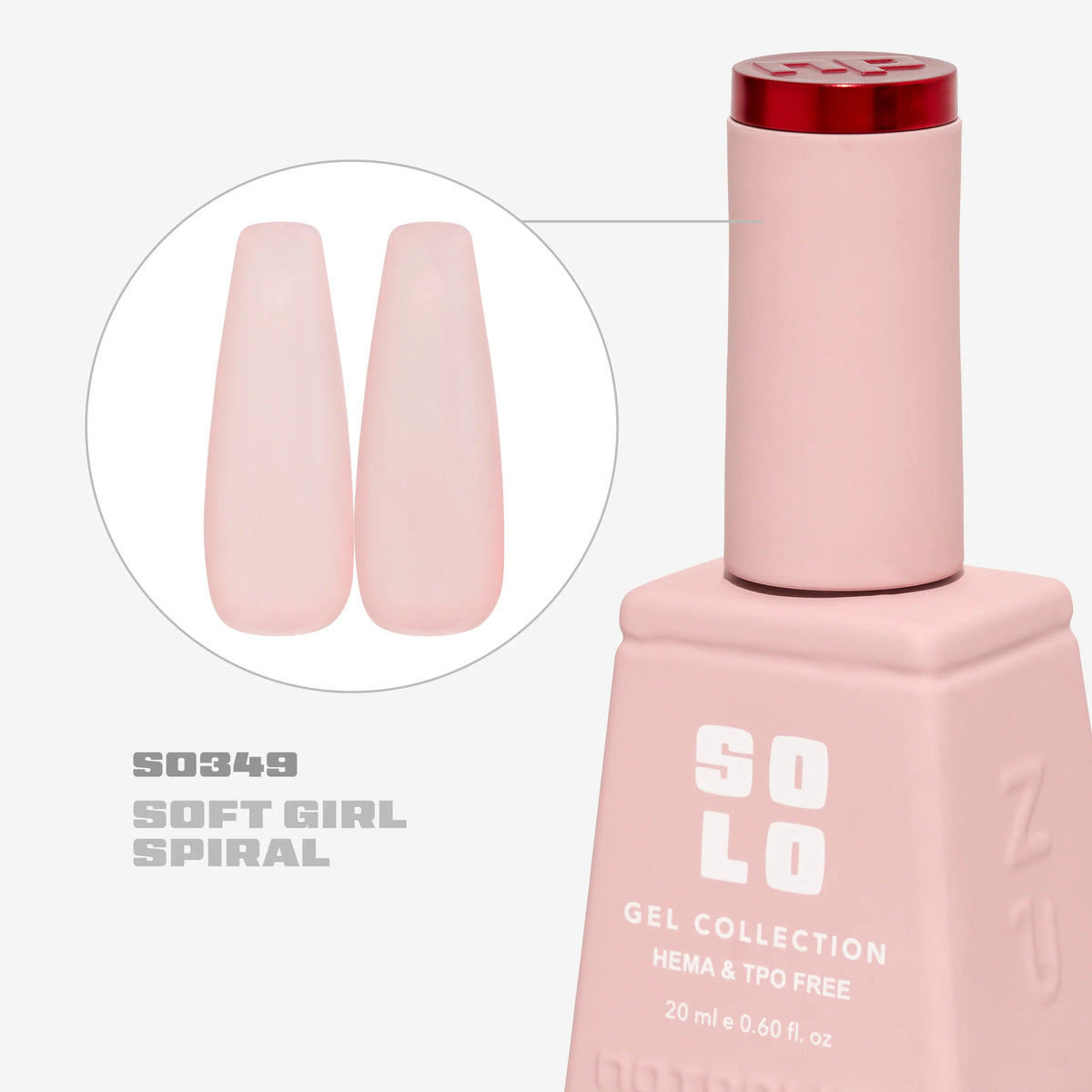 NotPolish Solo Gel Soft Girl Spiral #349