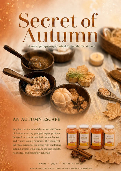 SOY68 4-step Secret of Autumn Comb Pedicure