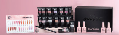 NITRO Shaping Gel SET 24 Colors, Polygel