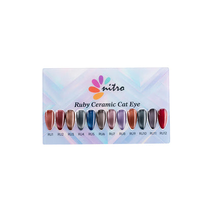 NITRO Ruby Cat Eye Gel Collection (12 Colors)