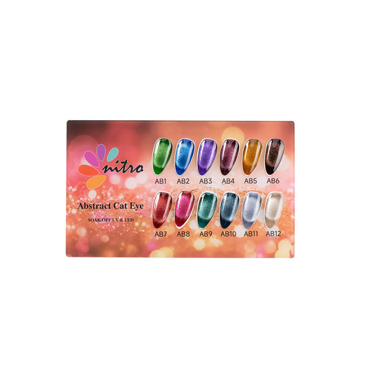 NITRO Abstract Cat Eye Gel Collection (12 Colors)