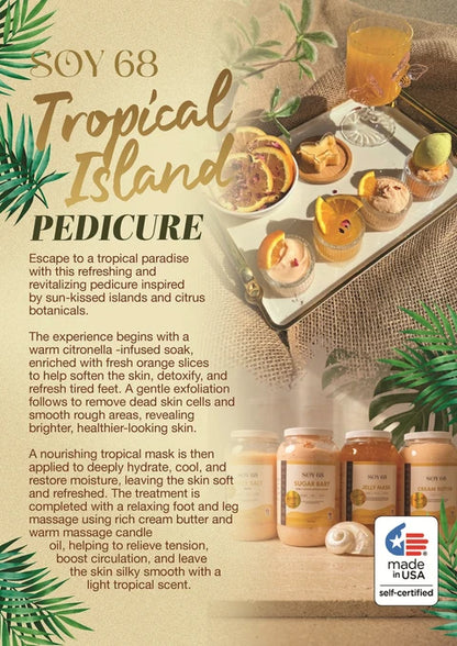 SOY68 4-step Pedicure Combo with Fizzy Salt