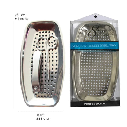 CRE8 Stainless Steel Tray with Holes