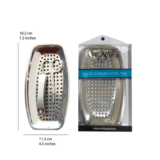 CRE8 Stainless Steel Tray with Holes