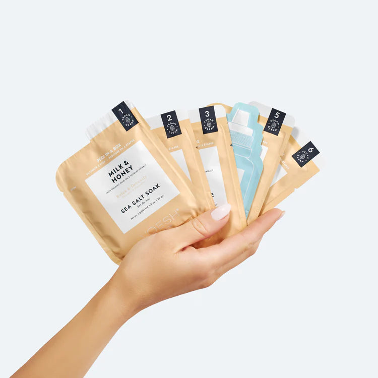 Voesh Pedi in a Box Ultimate 6 Step - Milk & Honey 30/case