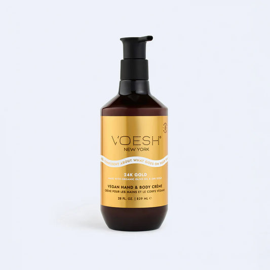 Voesh - VEGAN HAND & BODY CRÈME (28 OZ.) 24K Gold