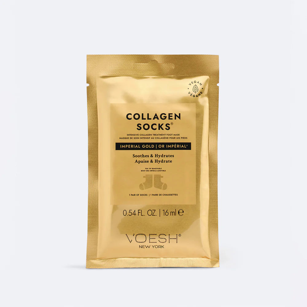 Voesh Collagen Socks Imperial Gold each