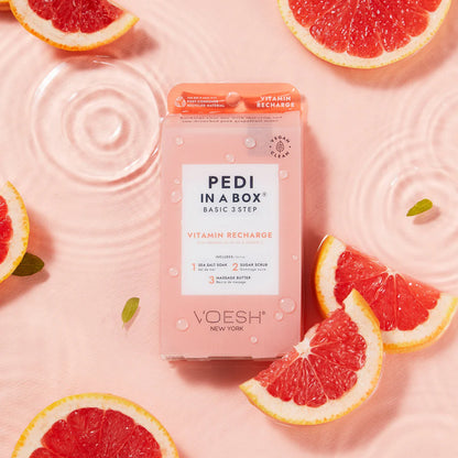 Voesh Pedi in a Box Basic 3 Step - Vitamin Recharge 100/case