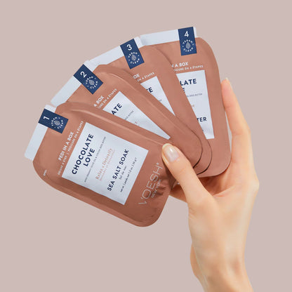 Voesh Pedi in a Box Deluxe 4 Step - Chocolate Love 50/case