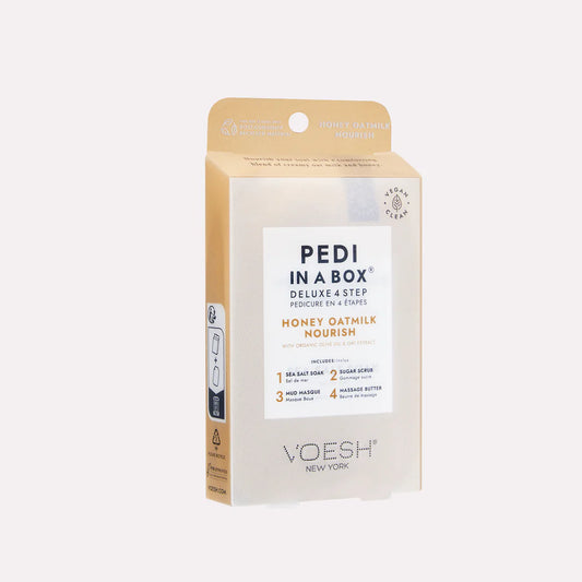 Voesh Pedi in a Box Deluxe 4 Step - Honey Oatmilk Nourish each