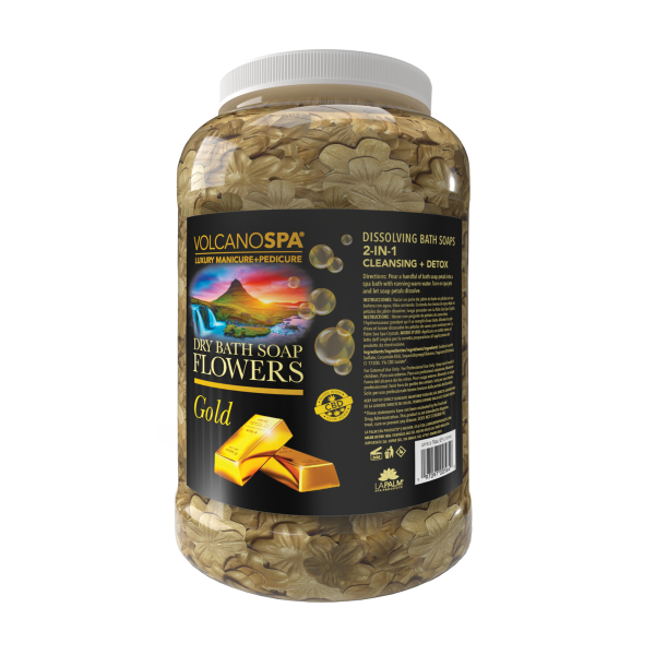 VolcanoSpa Dry Bath Flowers Gold Gallon