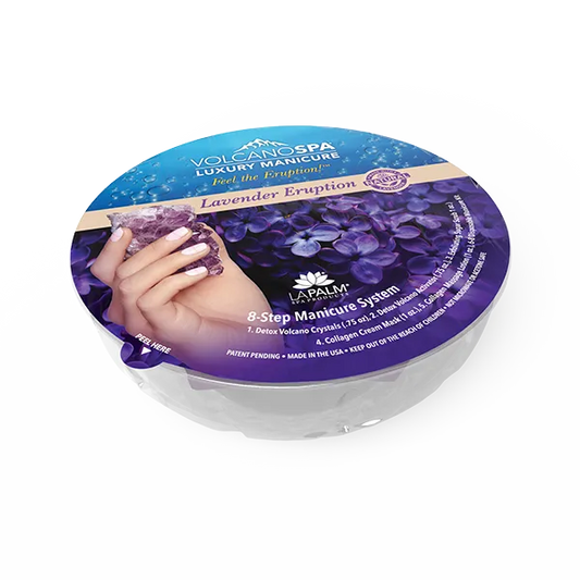 VolcanoSpa Luxury Manicure in a Bowl Lavender Eruption Single