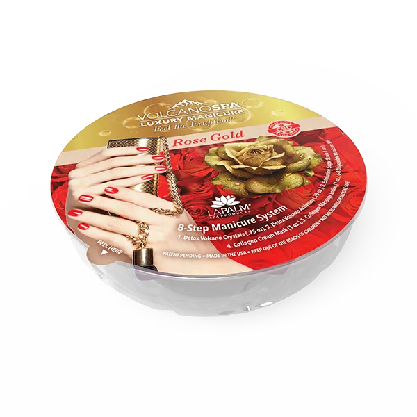 VolcanoSpa Luxury Manicure in a Bowl Rose Gold Single