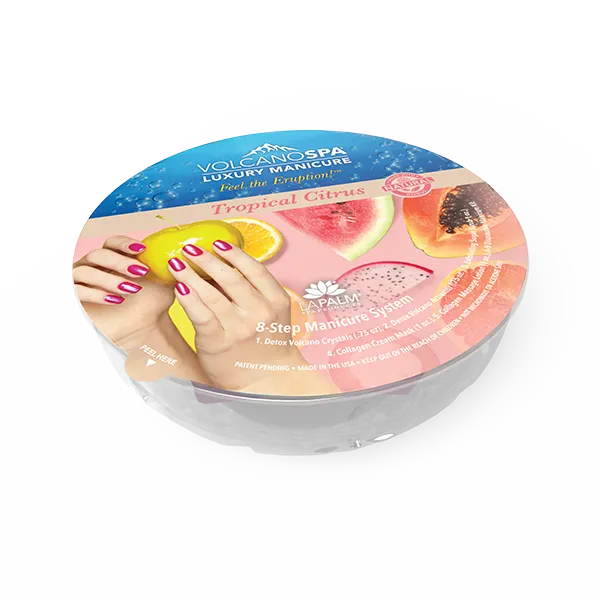 VolcanoSpa Luxury Manicure in a Bowl Tropical Citrus 30/Case
