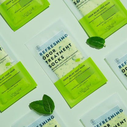 Voesh Refreshing Odor Treatment Socks  each