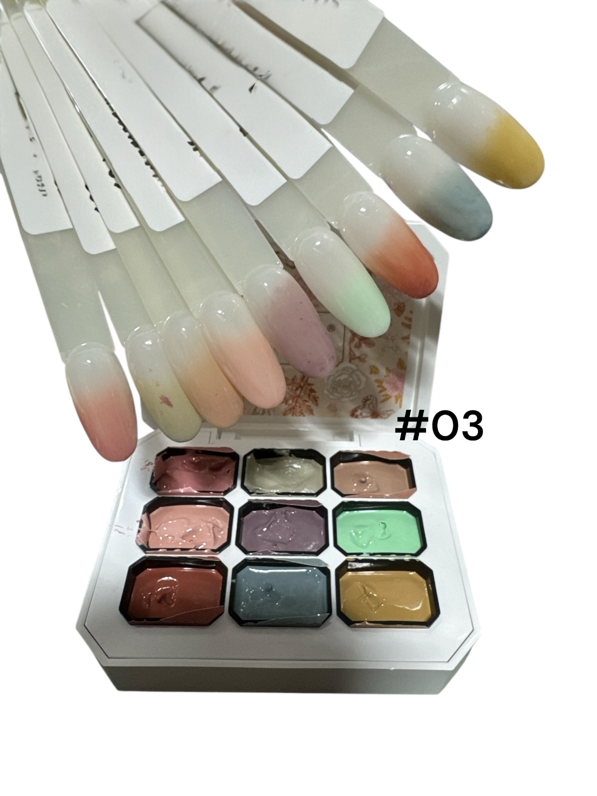 LIA 9 Color Cream Gel Palette ( " Pat-Pat Gel ")
