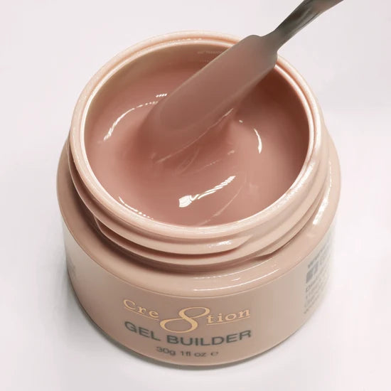 Cre8tion Overlay/Builder Gel in Jar 1oz - #10 Cozy Caramel